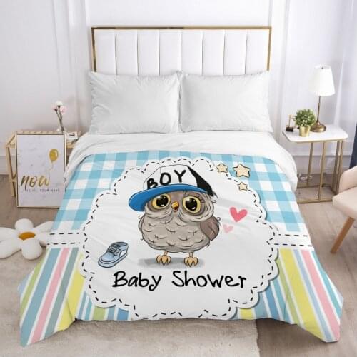 Cartoon Childrens Duvet cover Quilt/Blanket/Comfortable Case Bedding for kids baby boy girls 140x200 for Home Car shower