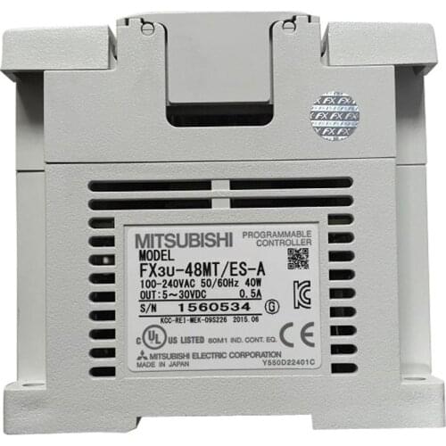Mitsubishi Third Generation Micro PLC Programmable Controller FX3U Series 220VAC Multi Functional Machine