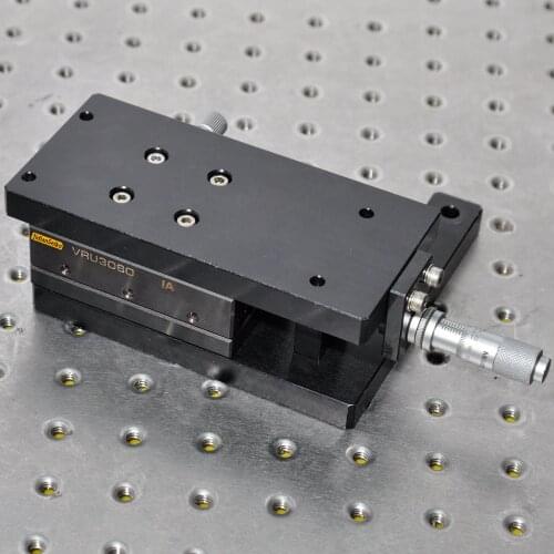 THK VRU3080 manual Y-axis high-precision displacement platform fine-tuning sliding table aluminum table size 65x137mm