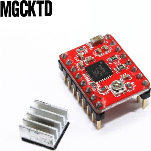 10pcs Reprap Stepper Driver pololu A4988 Stepper Motor Driver Module with Heatsink For RAMPS Arduino 3D Printer