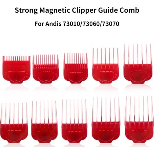 10Pcs/Set Barber Clipper Guards Attachment Size Comb Trimmer Replacement Limit Comb For Andis 73010/73060/73070