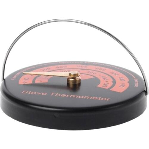 Alloy Magnetic Stove Flue Pipe Thermometer - Temperature Gauge For Wood Burner