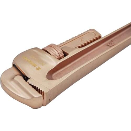 Factory Heavy Duty Sizes Industrial Grade Special Explosion-proof Tools Pipe Wrench