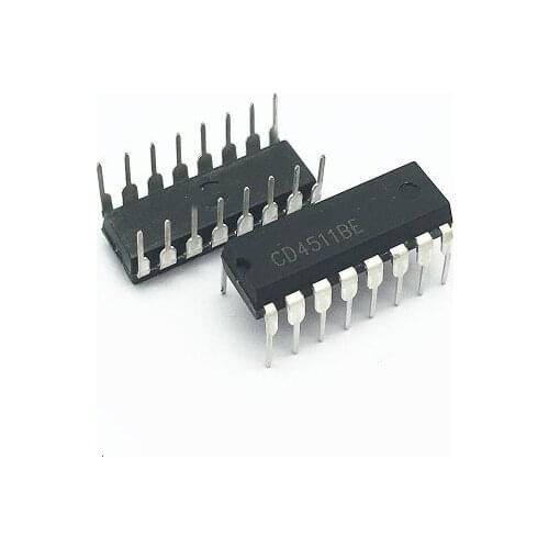 Free shipping 100PCS CD4511 CD4511BE DIP-16