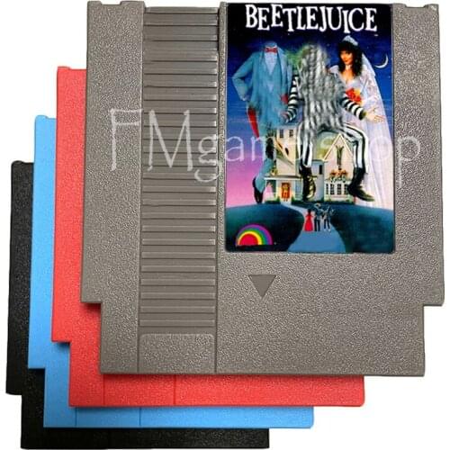 Beetlejuice for 72 pins 8bit game cartridge for Video Game Console Select color English Language playstation