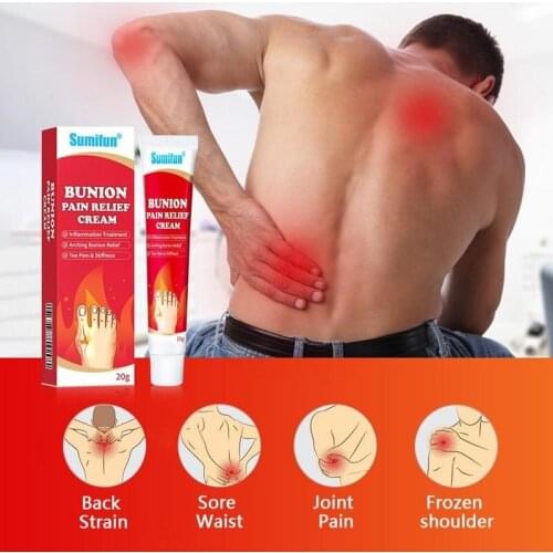 Bunion Pain Relief Ointment Joint Toe Pain Relief Cream 20g Stiffness Inflammation Pain Treatment Arching Bunion Pain Relief
