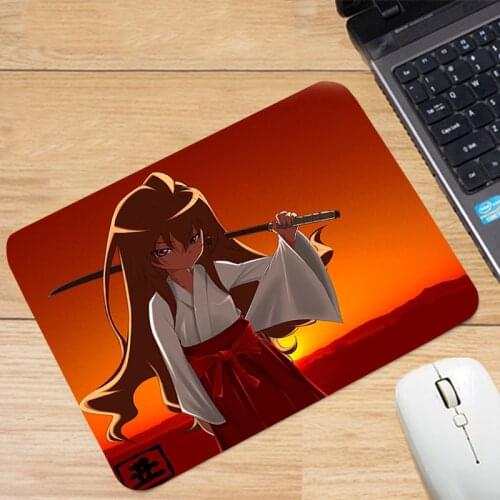 Small Mouse Pads Gamers Accessories Computer Mats Gamer Mouse Pad Anime Mousepad Small Mouse Pad Beautiful Kawaii Toradora Pads