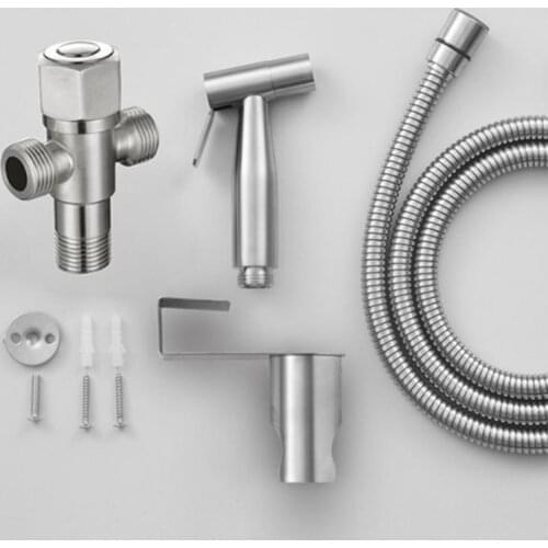Stainless Steel Shower Heads Set Toilet Handheld Shattaf Bidet Sprayer Shower Faucet Accessories Muslim Shower Ducha Higienica
