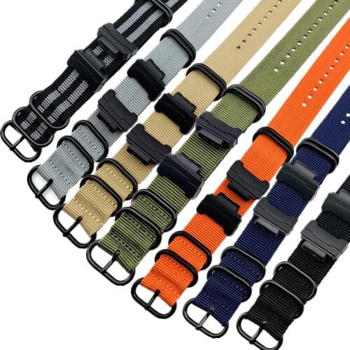 Nylon Strap Mens For G-SHOCK G-8900 GA-100 110 120 GD-100 110 DW-5600 Connection kit DW-5600 GW-M5610 DW6900 watch band