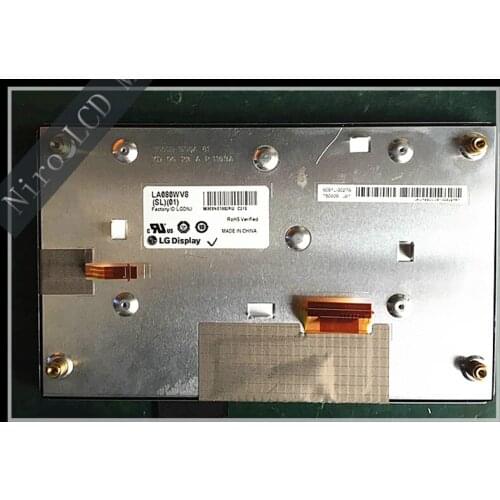 Niro DHL Shipping New Original Car Navigation 8" inch LA080WV8-SL01 LCD Screen Panel LA080WV8(SL)(01) LCD Display For Car Auto