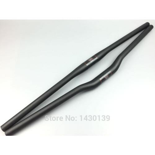 New Mountain bike matte UD full carbon handlebar rise swallow shaped carbon bicycle handlebar MTB parts 31.8*600-740mm Free ship