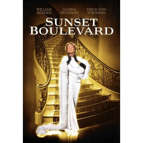 NEW SUNSET BOULEVARD MOVIE Art print Silk poster Home Wall Decor