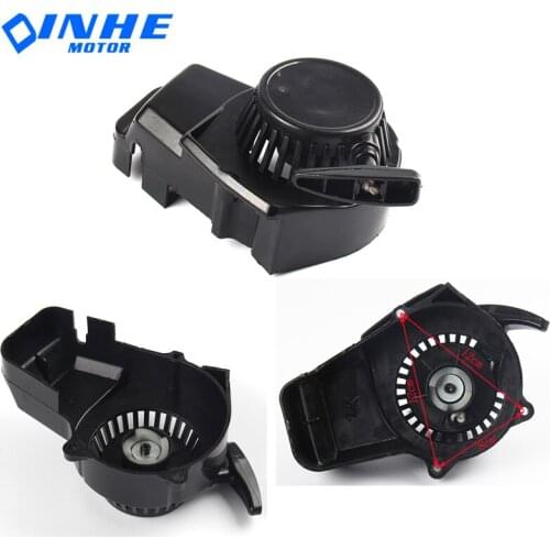 Plastic 49cc pocket bike Pull Starter Easy Start For 2 stroke engine accessories Mini Motorcycle Chopper dirt quad ATV