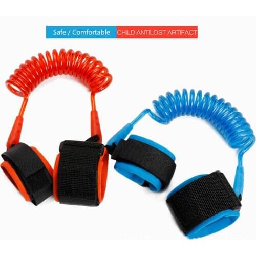 Adjustable Kids Safety Harness Child Wrist Leash Anti-Lost Link Children Belt Walking Assistant Baby Walker Wristband 1.5M