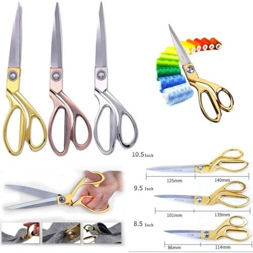 Professional Cutting Scissors for Sewing Tailor Scissors Stainless Steel Needlework Cutting Shears Scissors Dressmaker Fabric