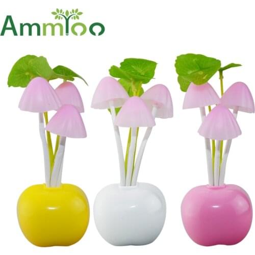 LED RGB Novelty Light Lamp AC220V 110V EU US Plug Mini Yellow Duck Flowerpot Light Sensor LED Novelty Wall Lamps For Home Decor