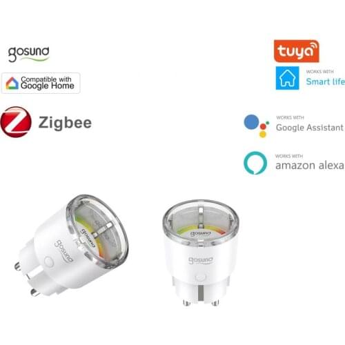 6/4/2PC Gosund EP2 10A Smart WiFi MINI Smart Plug Socket Tuya Remote Control Works With Alexa Google Smart Home No Hub Required