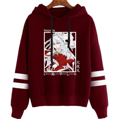 Yashahime Inuyasha Women Hoodies Women Pullovers Hoodies Sweatshirts Print Anime Hoody Streetwear Tops