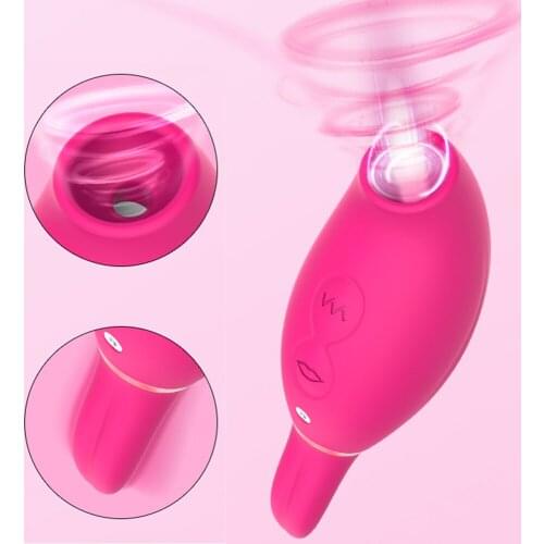 Female Sucking Vibrators for Women Clitoral Teaser Vibrator Rechargeable Clitoris Stimulator Adult Sex Toy for Women Couple