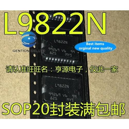 5PCS L9822 L9822N automobile engine, gearbox shift lock chip computer board driver in stock 100% new and original