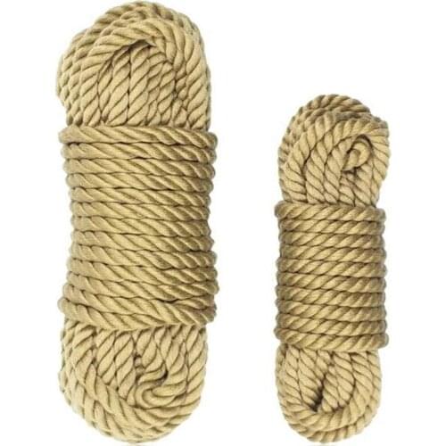 7MM Major instrument of torture is used to bind with sexy Female body hemp rope Adult sex doll toys Masturbation 2pc/lot B016