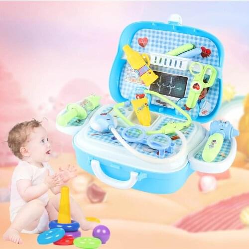 Children Pretend Toy Play House Doctor Medicine Box Medical Toy for Boy Girl