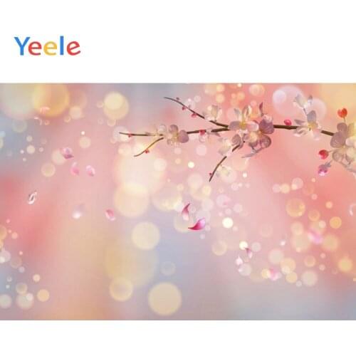 Yeele Spring Festival Bokeh Light Flower Customized Photography Backdrops Personalized Photographic Backgrounds For Photo Studio