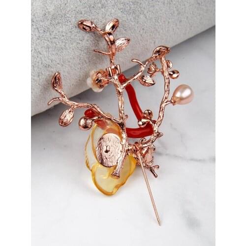 Coral - Amber - Jade - Mother of Pearl - Pearl Natural Stone 925 Sterling Silver Necklace with Special Workmanship