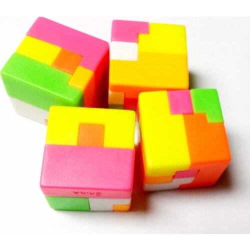 12 Pc Brain Training Puzzle Cube Vending Capsule kids Party Favors Pinata toys Birthday Gift souvenirs giveaways gadget gift