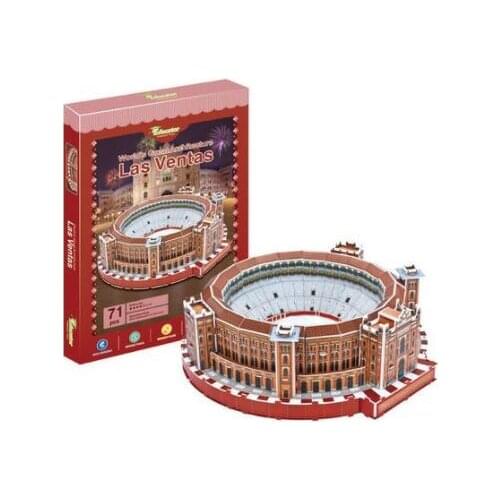 Las Ventas Spain Madrid Learning 3D Paper DIY Jigsaw 3398 Puzzle Model Educational Toy Kits Children Gift Toy