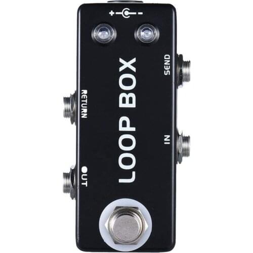 Mosky Mini Guitar Effect Pedal Loop Box Switcher Channel Selection True Bypass