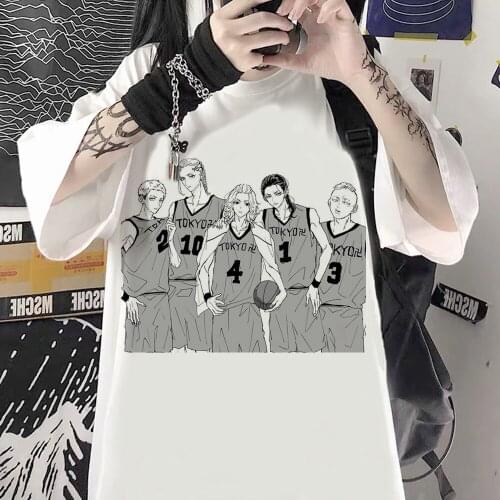 Tokyo Revengers Casual Tshirt Male Men Woemn White Short Sleeve Summer Fashion T-Shirt