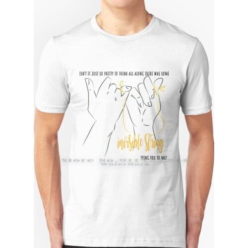 Invisible String T Shirt 100% Pure Cotton Folklore Swift Ts Swiftie Taylor Invisible String Tying You To Me Isnt It Just So