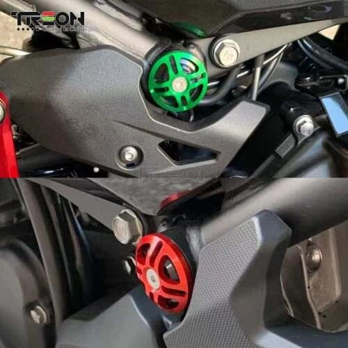 New Motorcycle Spools Slider Frame Screw Fairing Bolt Frame Hole Cover Screws Cap For Kawasaki NINJA 400 Ninja400 2018 2019 2020