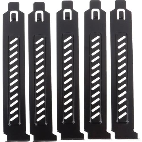 New 5 Pieces PCI Slot Cover / PCI Slot Dust Cover Filter Blanking Board Cooling Fan Dust Filter Ventilation PC Computer Case