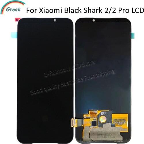 OLED For Xiaomi Black Shark 2 Pro LCD Display Touch Panel Screen Digitizer For Xiaomi BlackShark 2 LCD SKW-H0 SKW-A0 DLT-A0