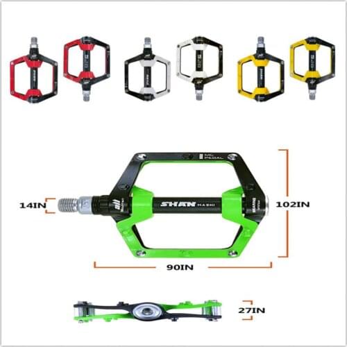 2 Piece Cycling Pedals MTB Road Bike Anti-slip Flat Pedals Racing Lightweight Aluminum Alloy Bike Pedal Bicycle Accessories