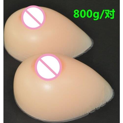 1pair C CUP(800g) Silicone Breast forms Mastectomy Artificial Silicone Fake Breast For Crossdressers And Transvestites
