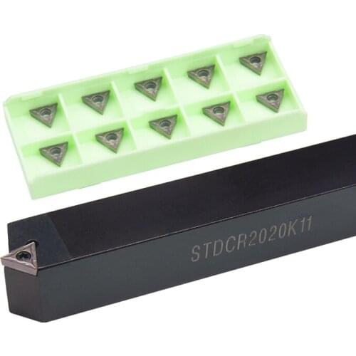 STDCR2020K11 STDCR2020K16 STDCR External Turning Tool Holder for TCMT/TCGT11/16 Carbide Inserts Lathe CNC Cutting Tools