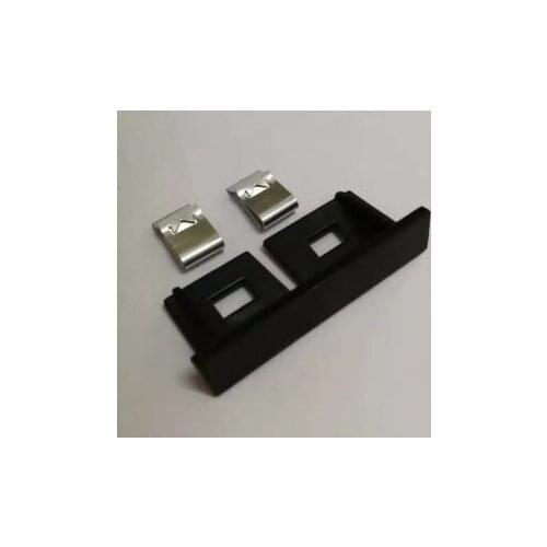 10X New Auto car Matt silver chrome black metal grille emblem for S line Sline quattro A4 S4 RS4 A6 TT A3 Emblem