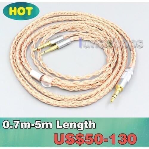16 Core 99% 7N OCC Earphone Cable For Sennheiser HD477 HD497 HD212 PRO EH250 EH350 Headphone 2.5mm pin LN006759