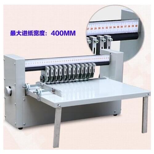 400mm Sticker Half Cutting Machine with Adjustable speed Adhesive Sticker Paper Cutter 220V Brand new RH