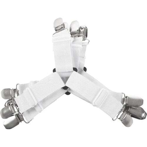 4X 3-Way Adjustable Bed Sheet Holders Triangle Bed Sheet Clips Elastic Fasteners Grippers Braces Metal Clips Sheet Mattress Corn