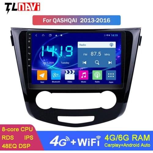 4G+64G For Nissan X-Trail X Trail 3 T32 Qashqai 1 J10 2013-2017 Car Radio Multimedia Video Player Navigation GPS