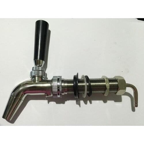 American style beer faucet kegerator tap,Thread length 80mm and total length 92.5mm,Beer barrel connecting faucet/coffee faucet