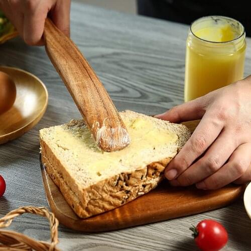 1 Set Wooden Utensils , Large Kitchen Cooking Utensil for Non Stick Cookware, Natural Teak Wood Spoons Spatula Ladle Colander