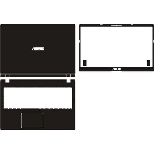 KH Laptop Sticker Skin Decals Cover Protector Guard for ASUS YX560U