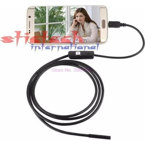 By dhl or ems 50 sets USB Cable Waterproof 6 LED For Android Endoscope 1/9 CMOS Mini USB Endoscope Inspection Camera Mirror
