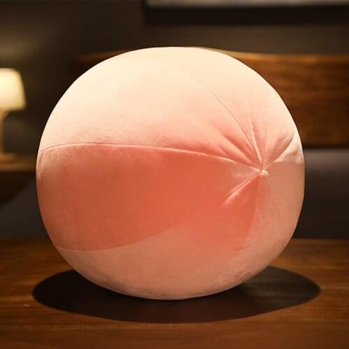 Round Ball Shape Back Pillow With Zipper Removable Plush Toy Insert Cushion Bedding Pillow