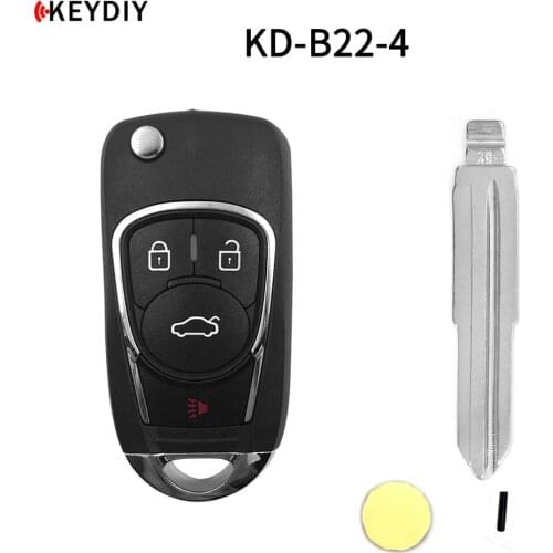 KEYDIY Auto Car Key KD900/KD-X2/KD MINI Key Programmer B Series Remote Control B22-3/4 For Chevrolet With 39#/40# Uncut Blade